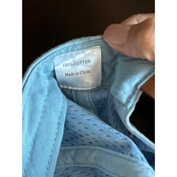 Lubec Maine Men's Blue 100% Cotton West Quoddy Head Light Baseball Cap One Size - Picture 3 of 4